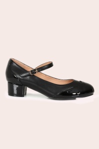 Banned Retro - Broadway Belle Mary Jane pumps in zwart
