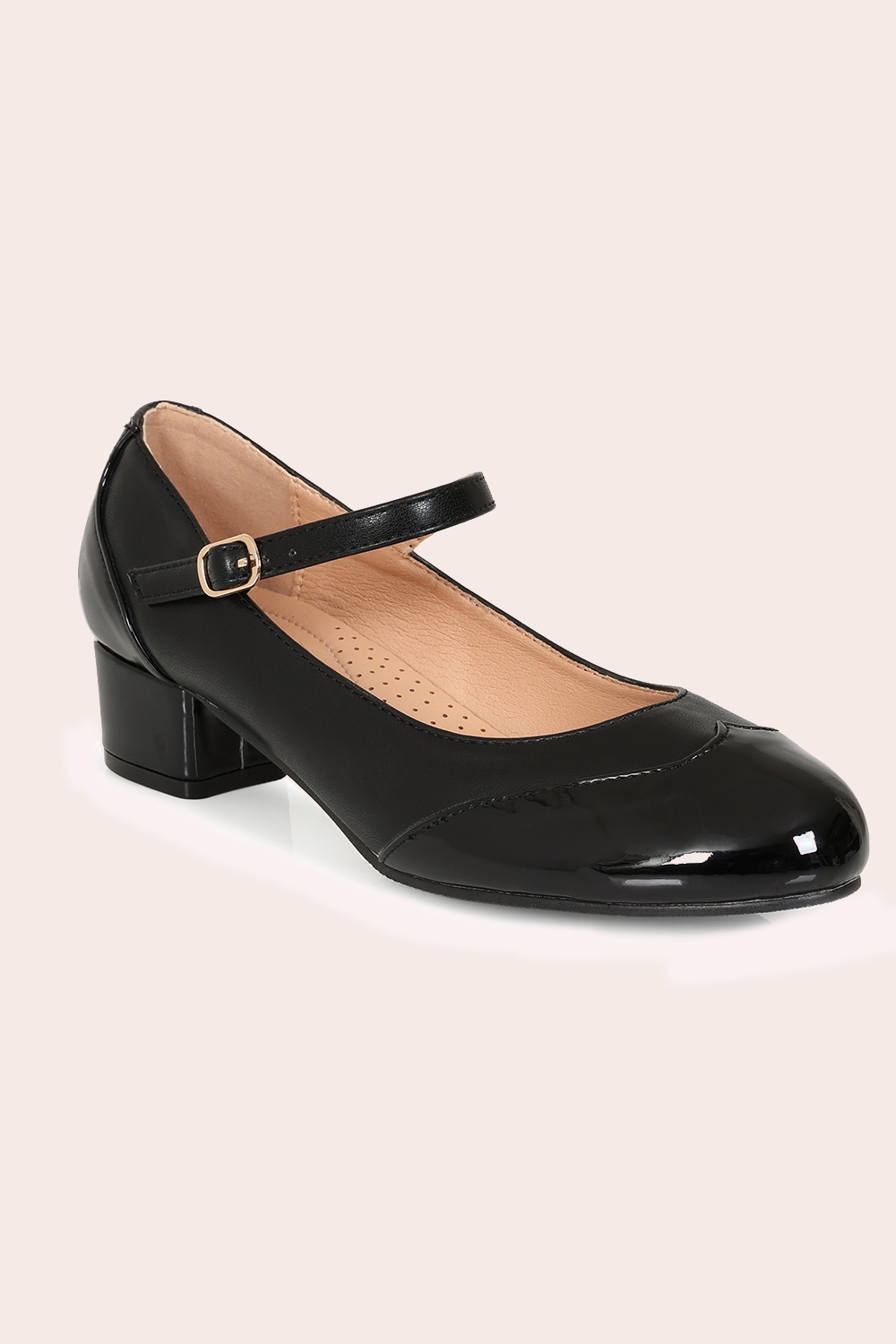 Banned Retro - Broadway Belle Mary Jane pumps in zwart 3