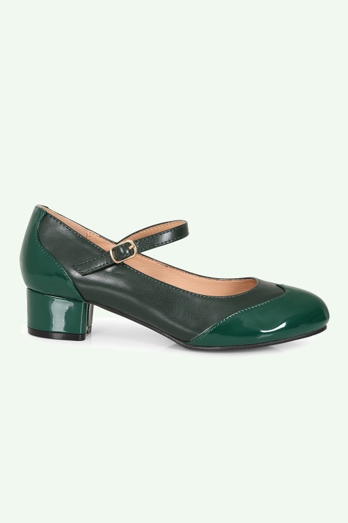 Banned Retro - Broadway Belle Mary Jane pumps in zwart