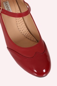 Banned Retro - Broadway Belle Mary Jane Pumps in Red 2