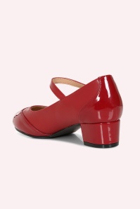 Banned Retro - Broadway Belle Mary Jane Pumps in Red 4