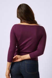 King Louie - Eda Fume Top in Caspia Purple 4