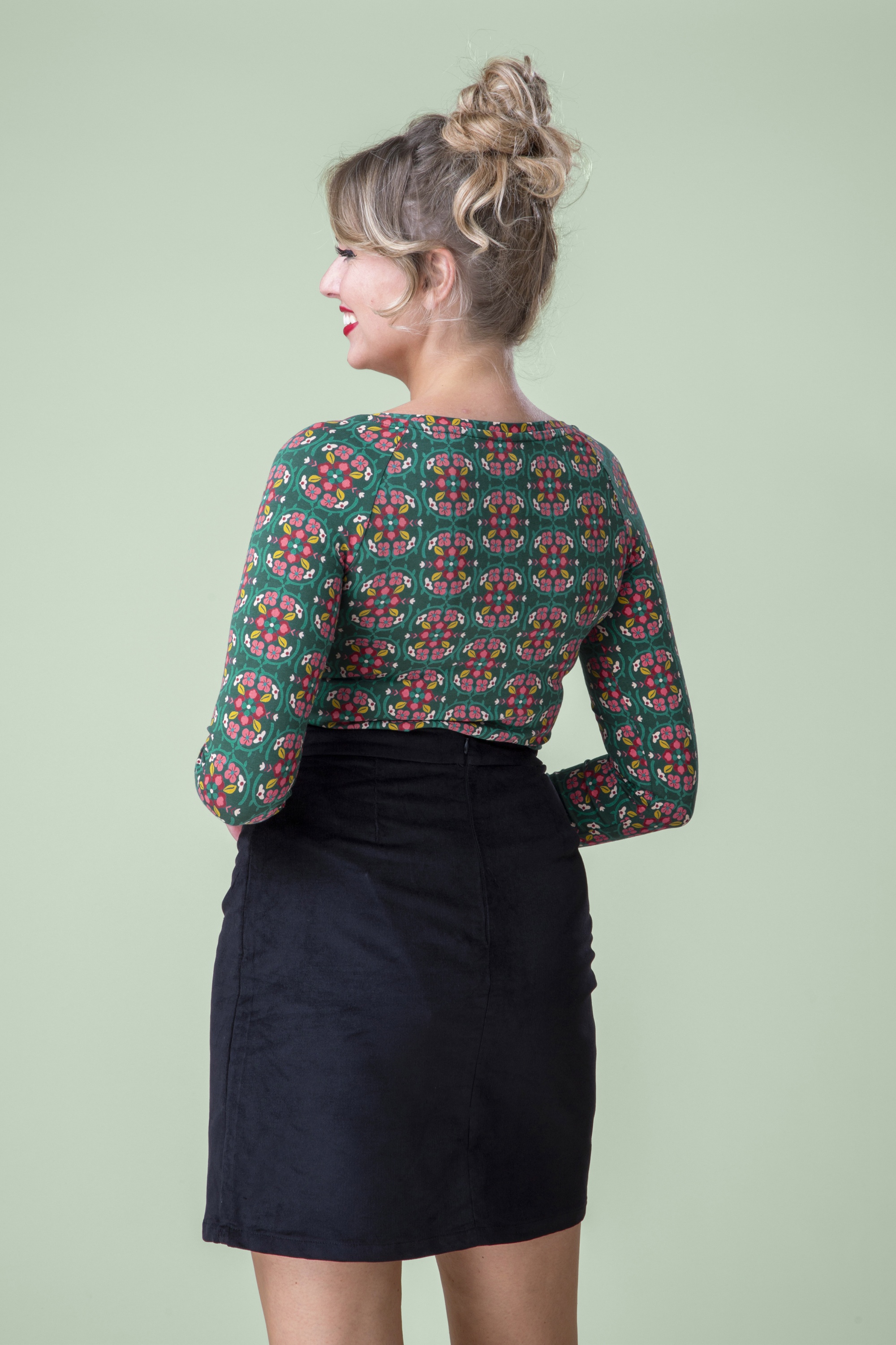 Blutsgeschwister - Savoir Vivre Top in Cowgirl Flower 4