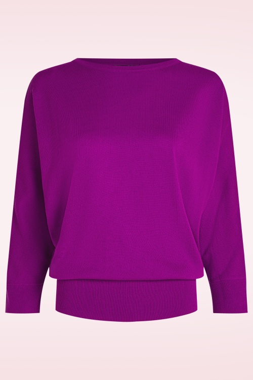 King Louie - Valentina Bonne Oberteil in Violett-Rosa 3