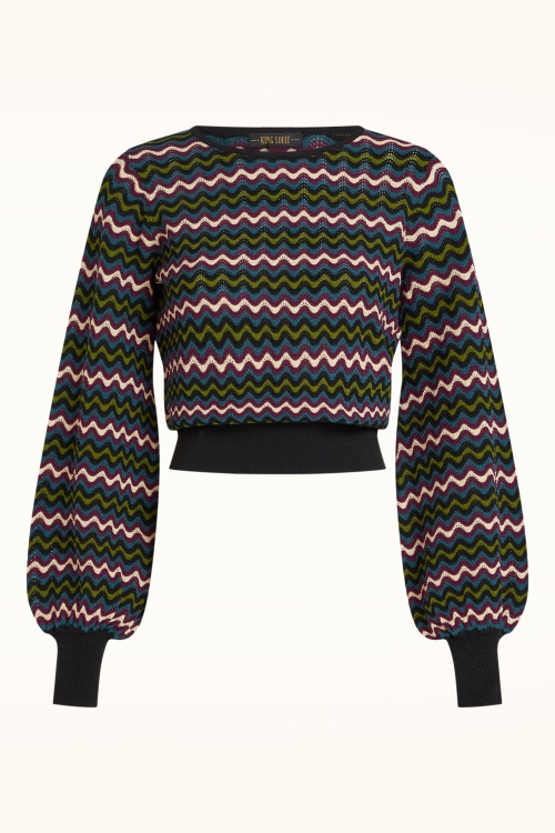 King Louie - Bell Wyler Top in Black 2