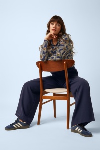 King Louie - Leia Bluse in Abendblau 3