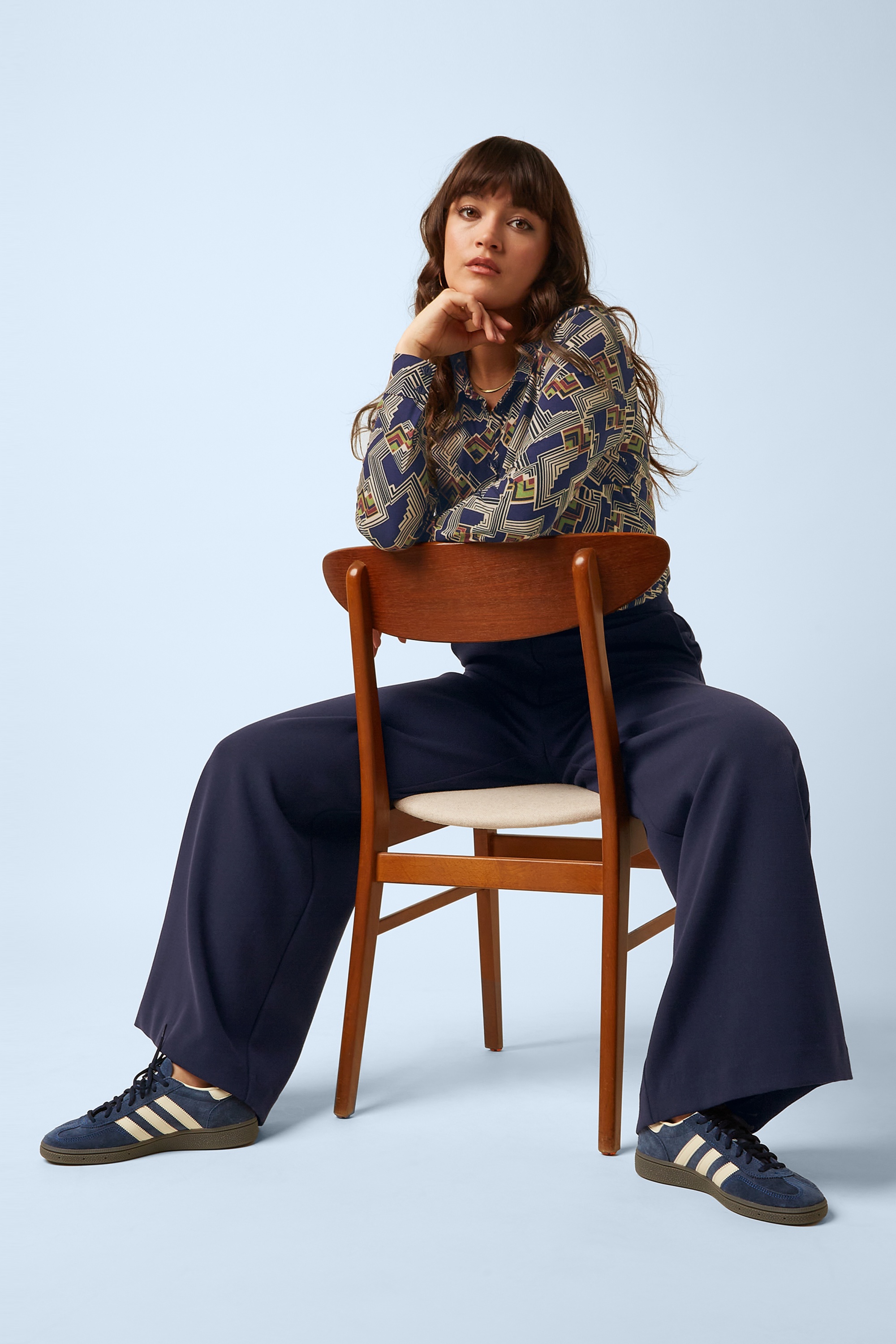 King Louie - Leia Bluse in Abendblau 3