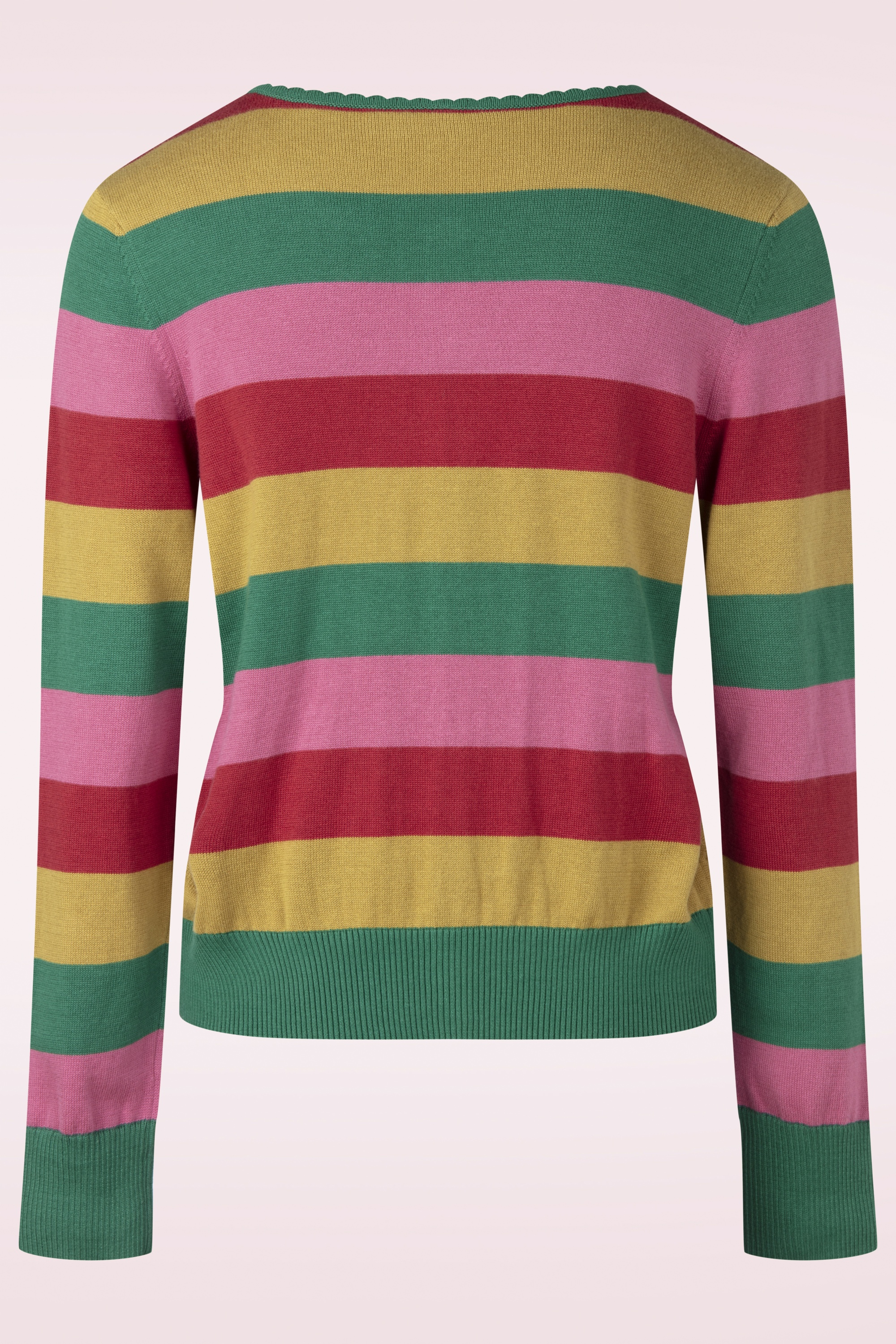 Blutsgeschwister - Gilet en maille Save The Brave Candy en Little Party Stripe  5