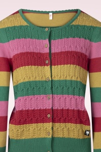 Blutsgeschwister - Gilet en maille Save The Brave Candy en Little Party Stripe  3