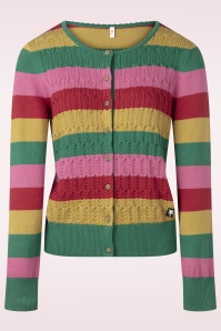 Blutsgeschwister - Gilet en maille Save The Brave Candy en Little Party Stripe  2