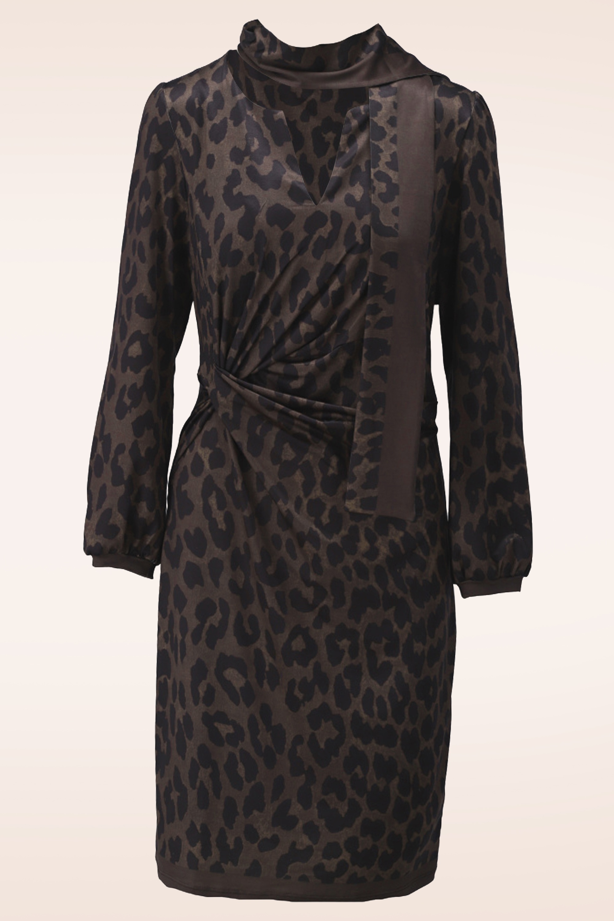 K-Design - Night Safari Dress in Leopard