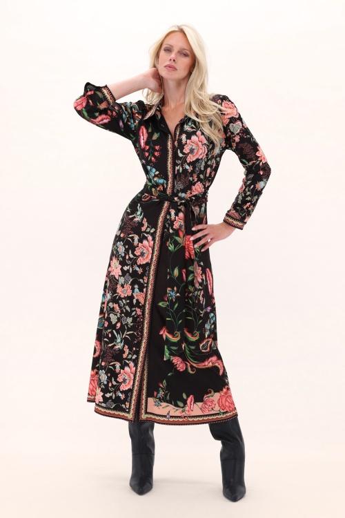 K-Design - Flora Fête Maxi Dress in Black