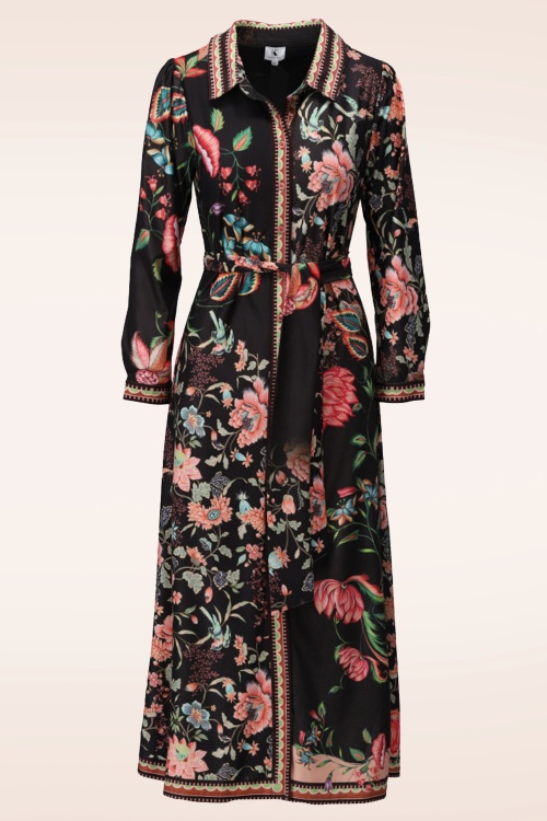 K-Design - Flora Fête Maxi Dress in Black 2