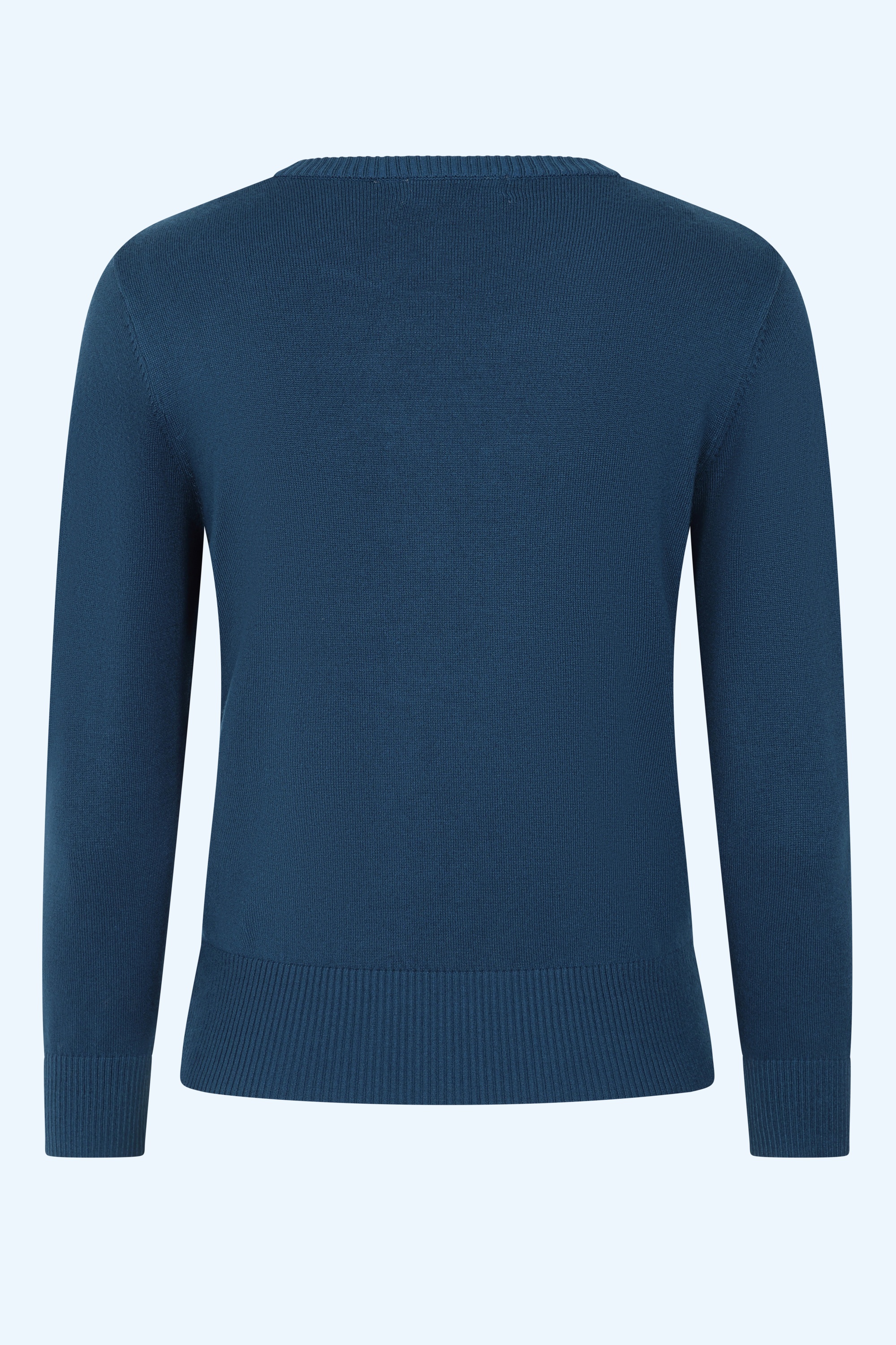 Banned Retro - Bella Bow Top in Teal Blue 2