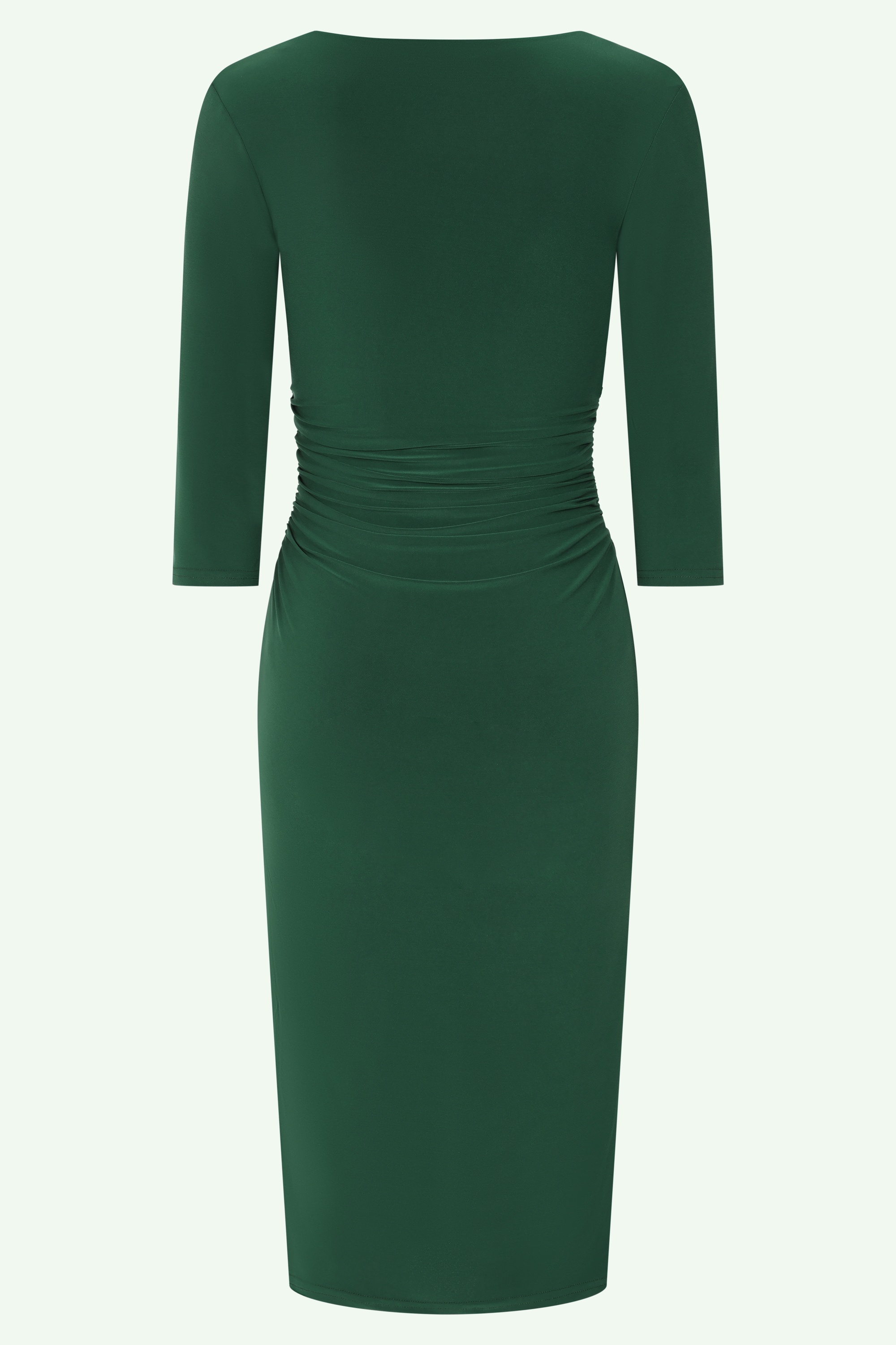 Vintage Chic for Topvintage - Topvintage exclusive ~ Lola Allure Slinky Pencil Dress in Green 3