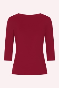 Vintage Chic for Topvintage - Topvintage exclusive ~ Valentina Bow Top in Red 3