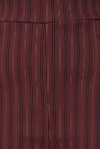 Vintage Chic for Topvintage - Topvintage exclusive ~ Bonnie Striped Trousers in Burgundy 2