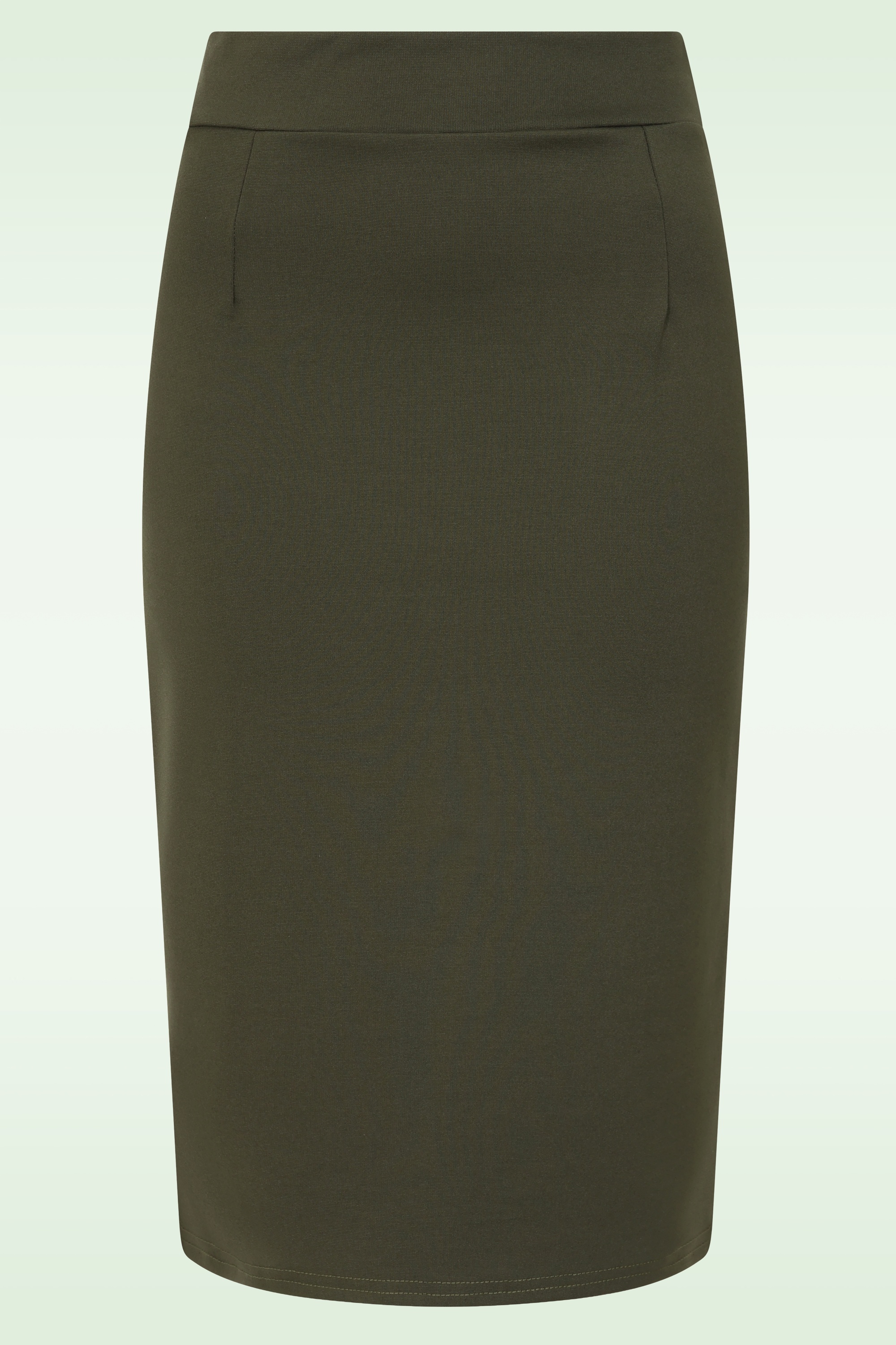Vintage Chic for Topvintage - Topvintage exclusive ~ Loreen Pencil Skirt in Khaki Green