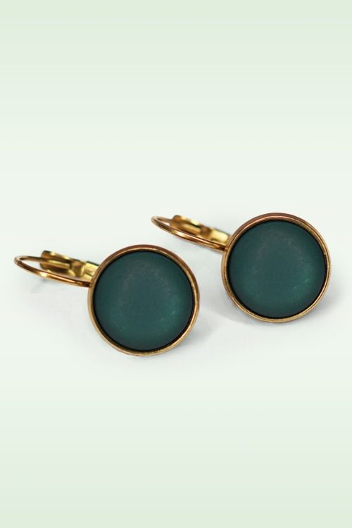 Urban Hippies - Boucles d'oreilles plaquées or Dot en libellule soyeuse 2