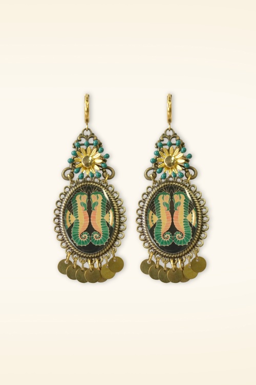 Urban Hippies - Aquantique Earrings in Gold 2