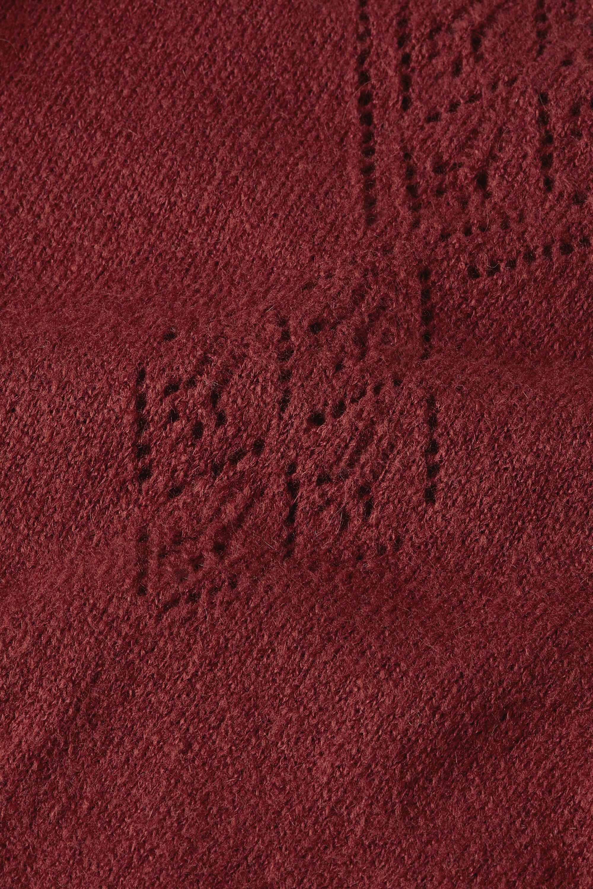 King Louie - Mauve Farfalle top in hennarood 4