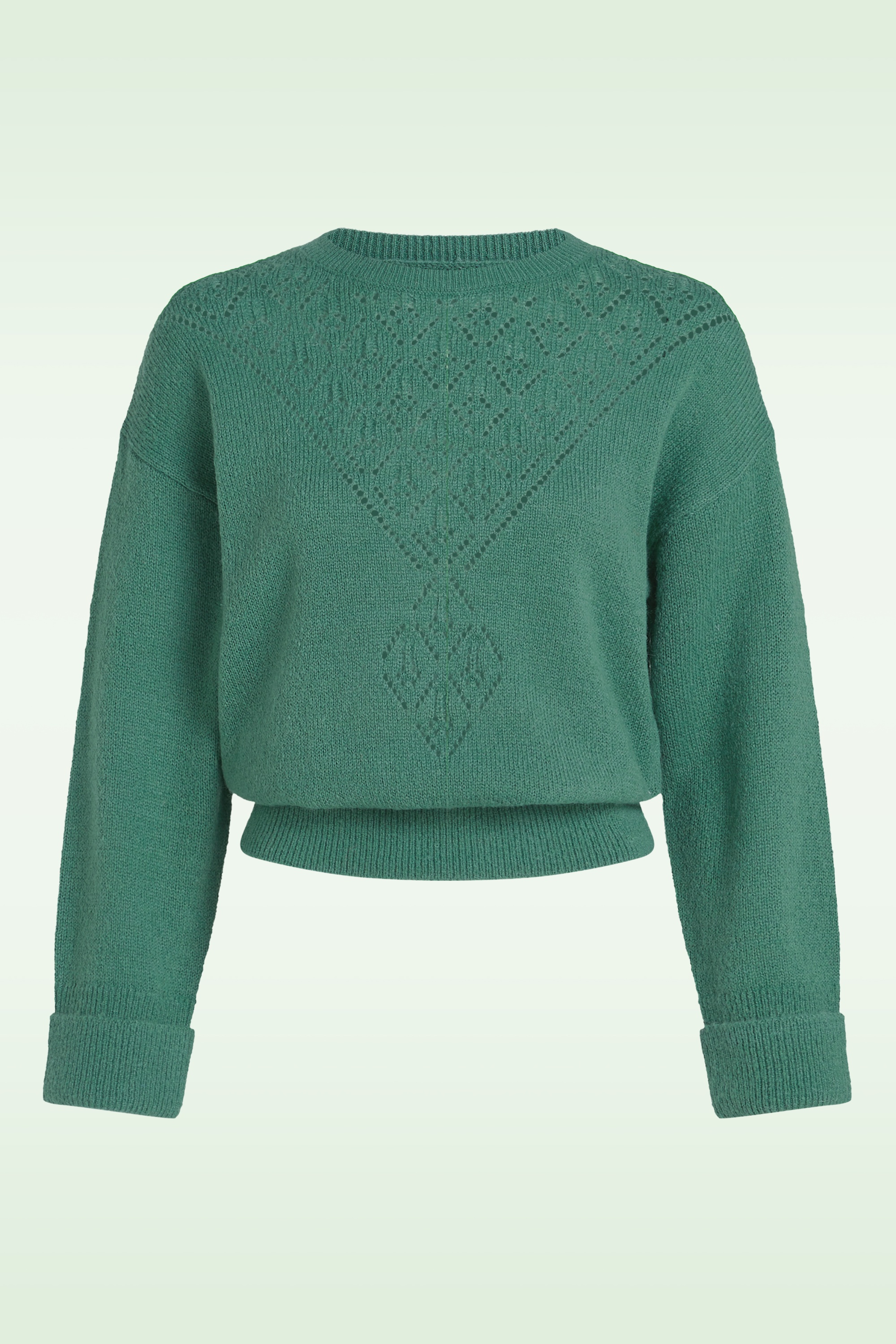 King Louie - Mauve Farfalle Top in Fir Green 2