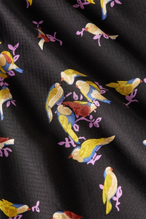 King Louie - Maisie Tatum Blouse in Black 4