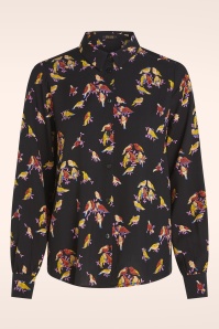 King Louie - Maisie Tatum Blouse in Black 2