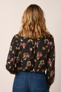 King Louie - Maisie Tatum Blouse in Black 3