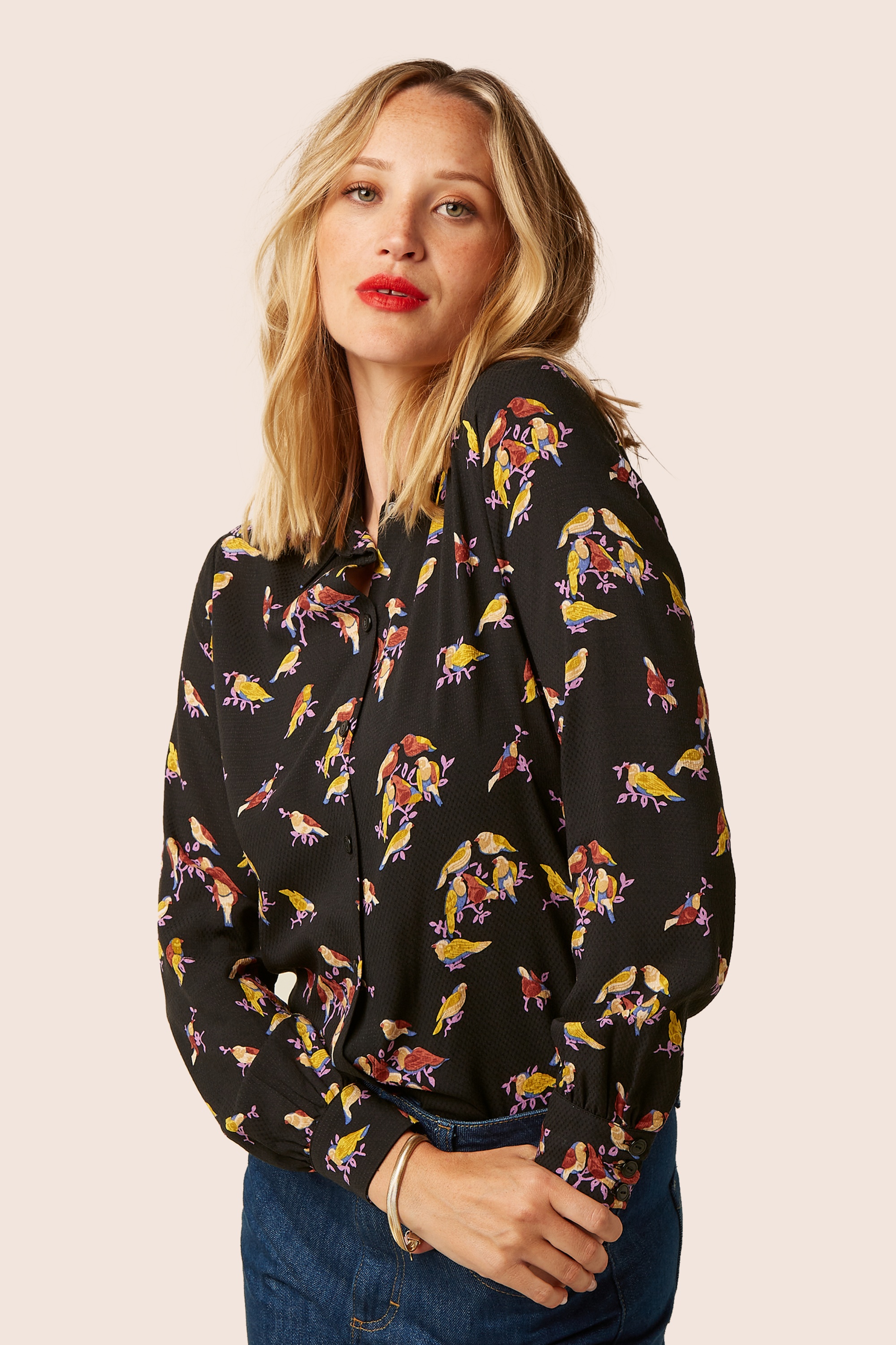 King Louie - Maisie Tatum Blouse in Black 5
