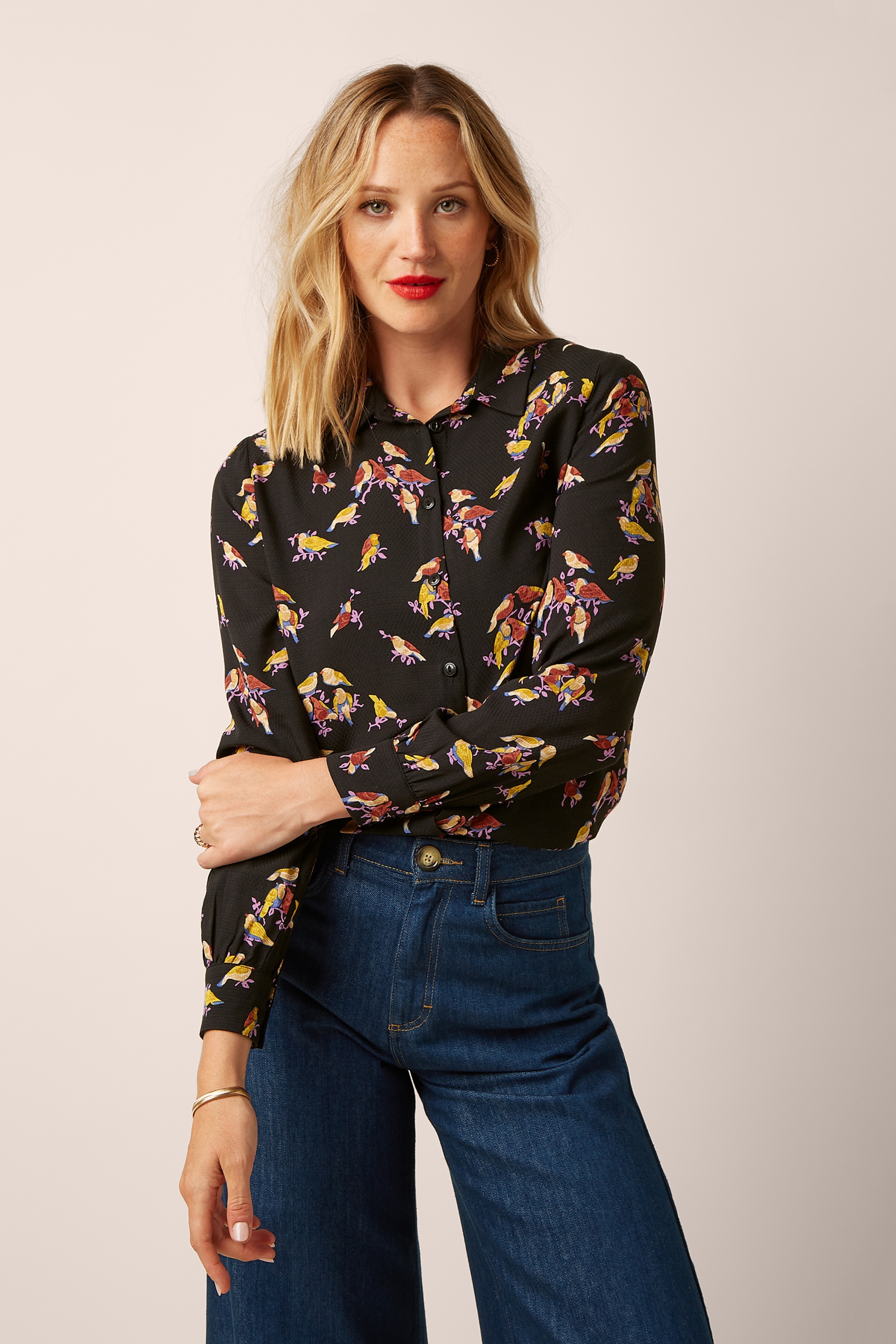 King Louie - Maisie Tatum Blouse in Black