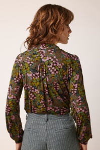King Louie - Carina Sierra blouse in bitter chocolate 4