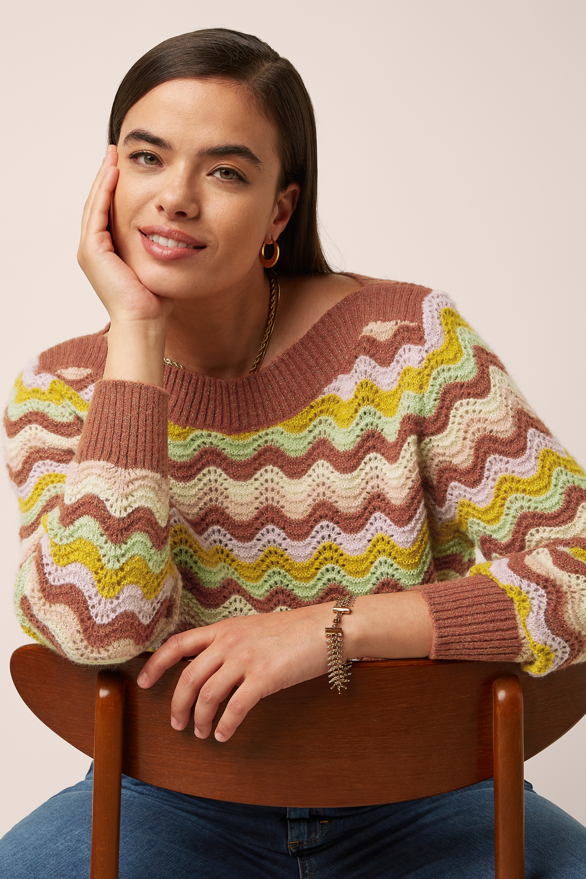 King Louie - Erin Mesa top in bronsbruin 3