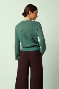 King Louie - Raglan Farfalle cardigan in varengroen 4