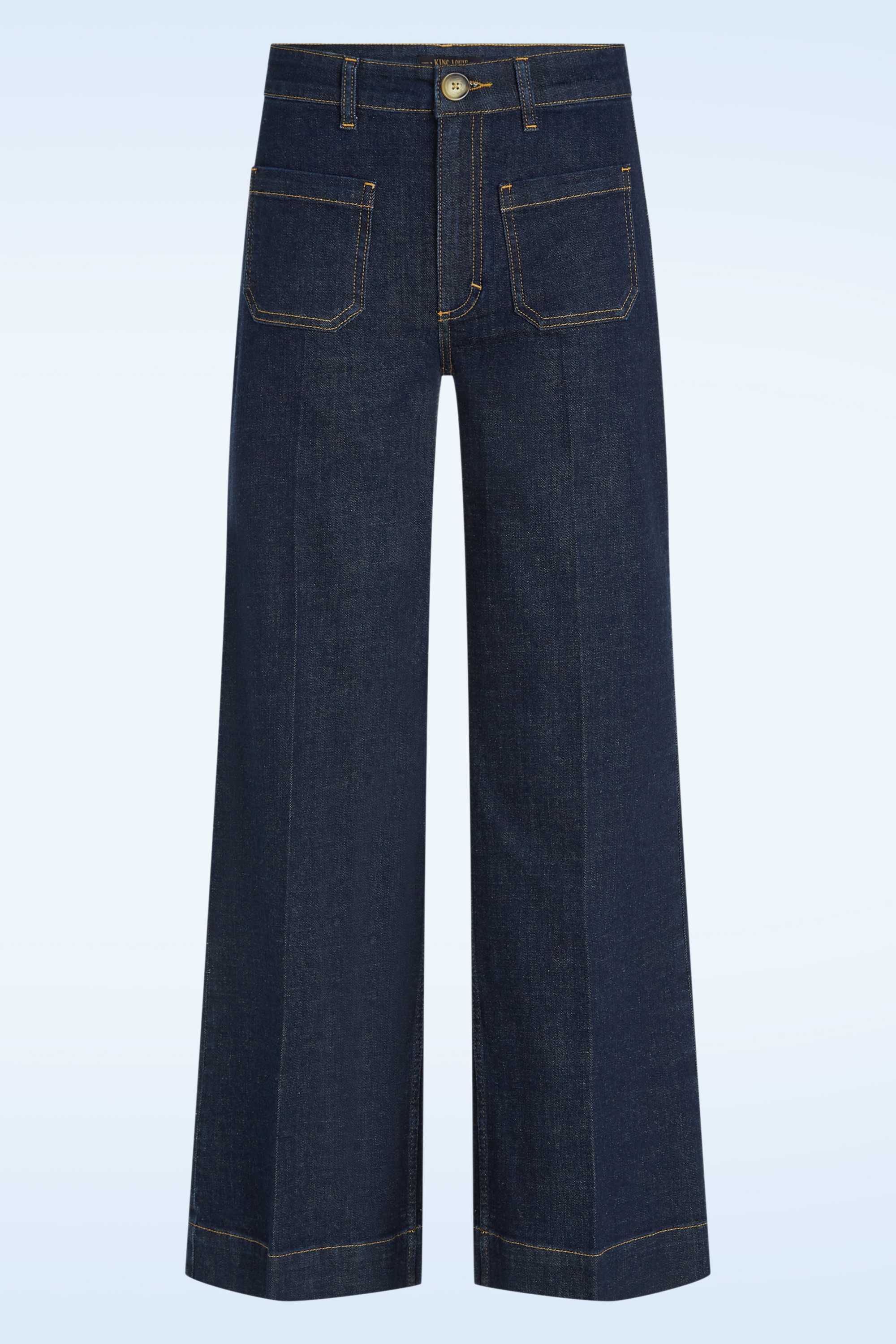 King Louie - Paige Pocket Muse denim broek in rock blauw 2