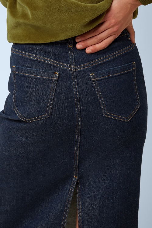 King Louie - Prisca Muse denim rok in rock blauw 3