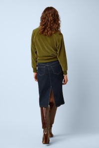 King Louie - Prisca Muse denim rok in rock blauw 4