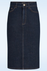 King Louie - Prisca Muse denim rok in rock blauw