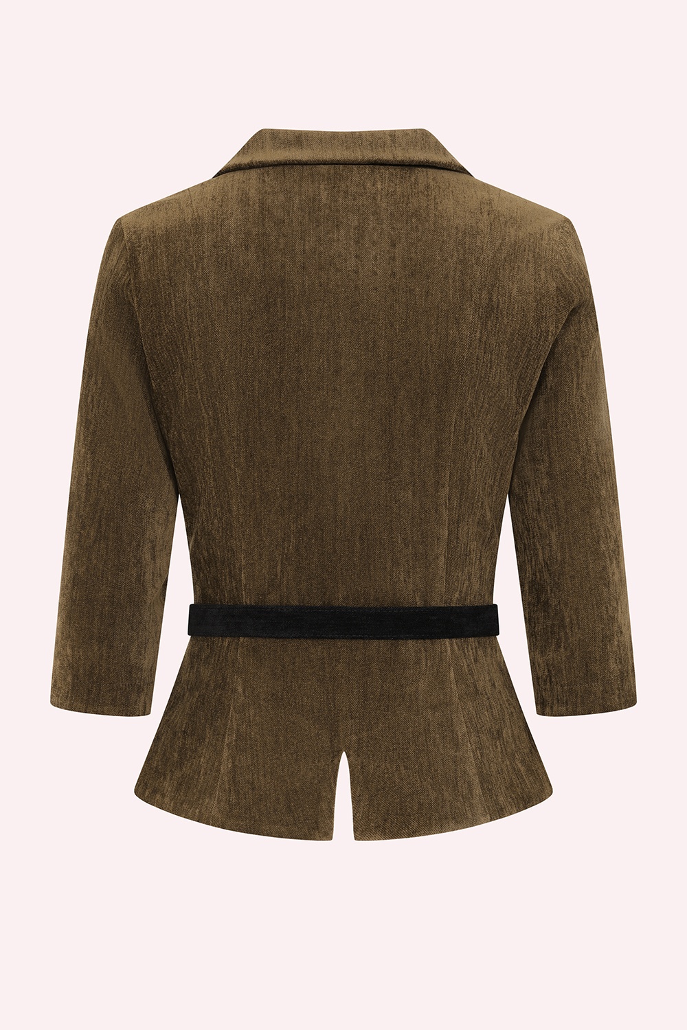 Vintage Diva  - Topvintage exclusive ~ Ingrid Velours Blazer in Brown 5
