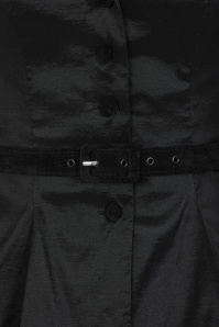 Vintage Diva  - Topvintage exclusive ~ Lucie Taffeta Blazer in Black 6