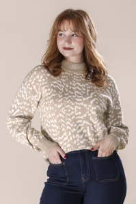Smashed Lemon - Desert Prowl Sweater in Taupe