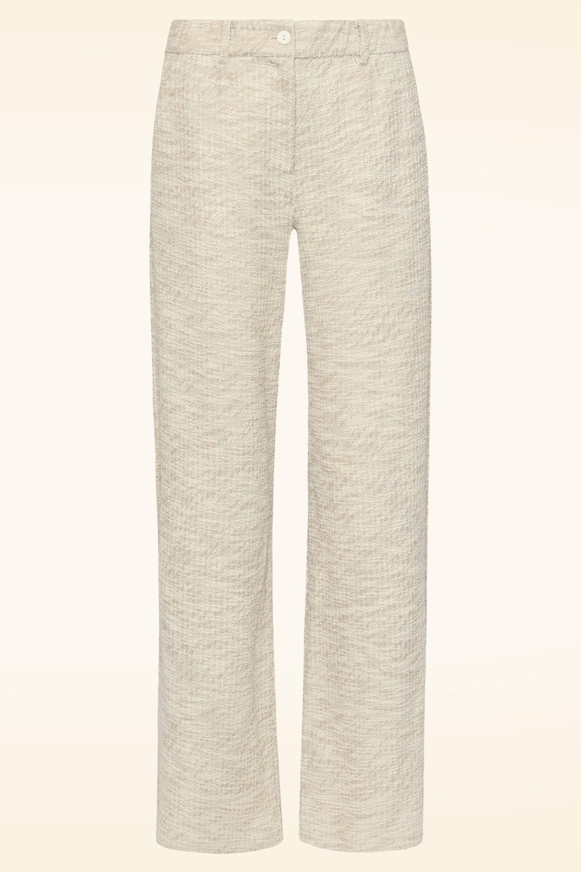 Smashed Lemon - Stella bouclé pantalon in steen beige 3