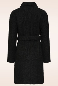 Smashed Lemon - Manteau Elena én bouclé noir 3