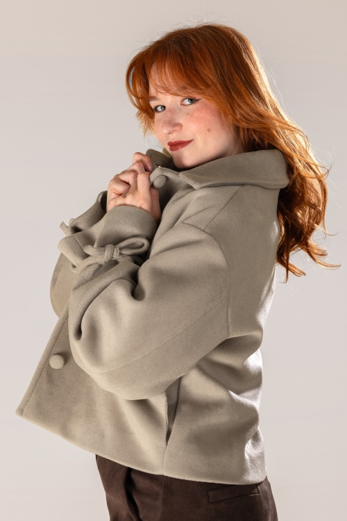 Smashed Lemon - Sophie jacket in steen beige 5