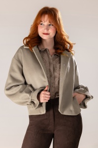 Smashed Lemon - Sophie jacket in steen beige