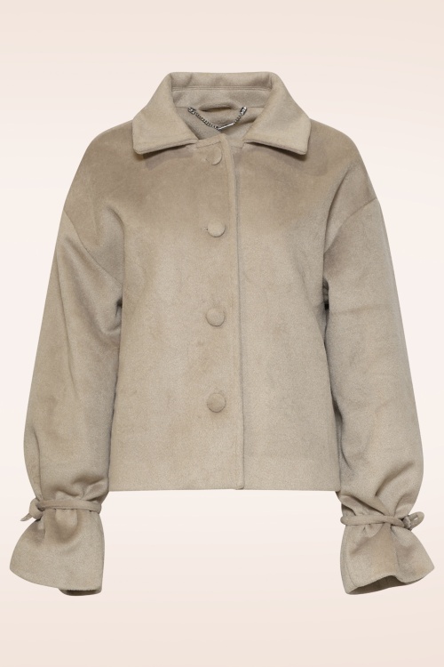 Smashed Lemon - Sophie jacket in steen beige 2