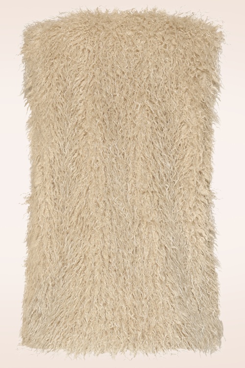 Smashed Lemon - Wendy Waistcoat Gilet in Sand 4