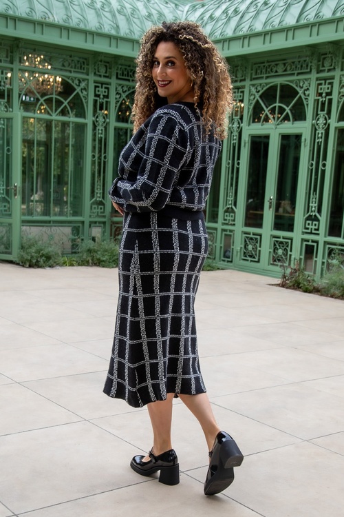  - Celine Midi Skirt in Black 2