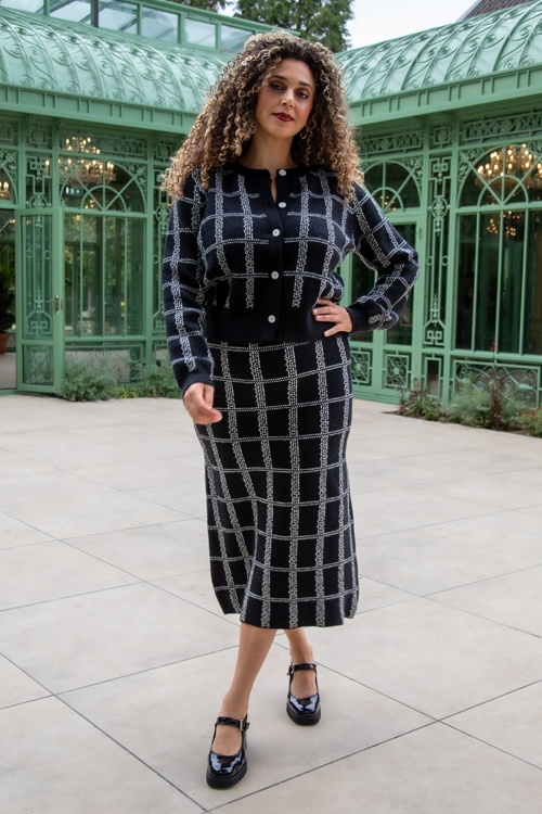  - Celine Midi Skirt in Black