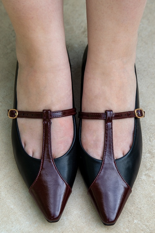 Gioseppo - Ballerines salomées Terry en noir 2